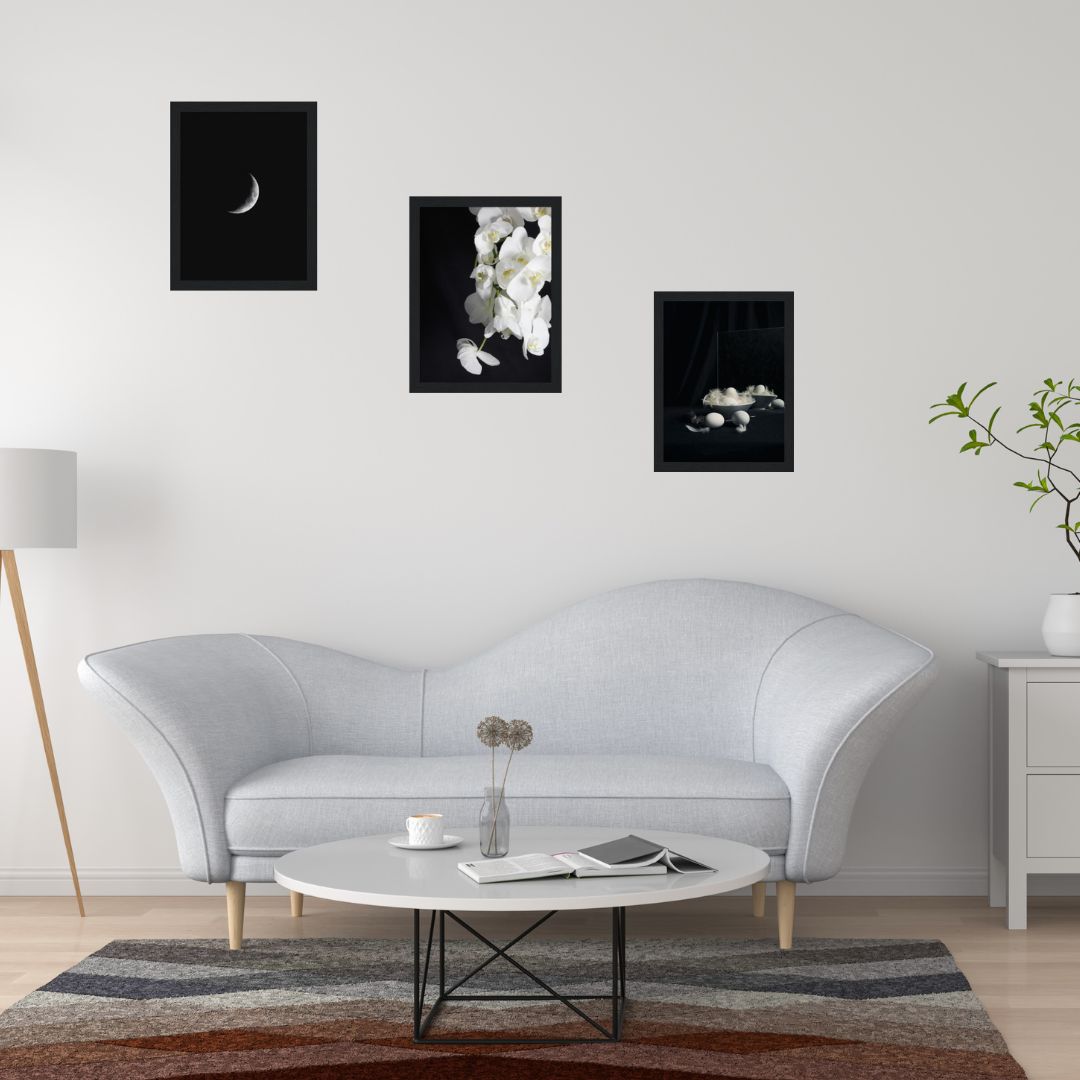 Classic Semi-Glossy Paper Wooden Framed Poster